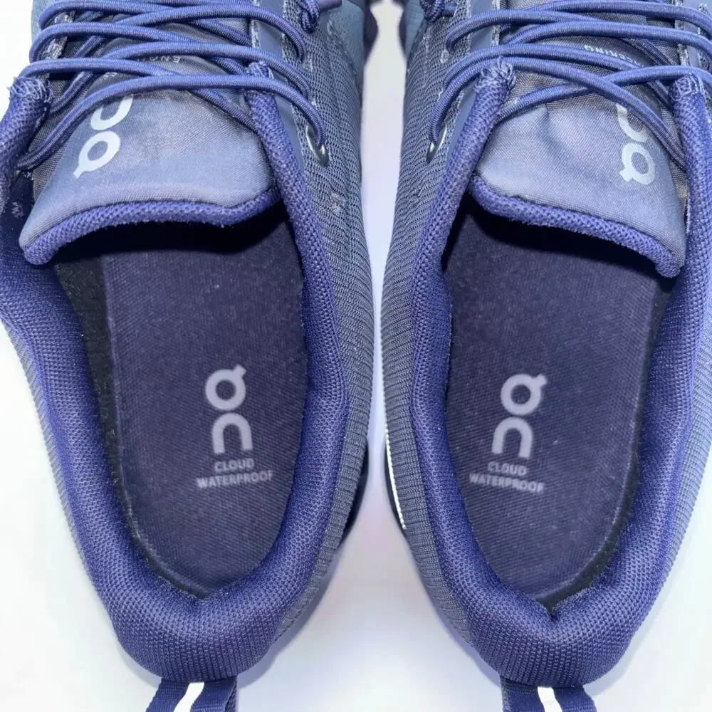 On Cloud 6 Midnight Ink Waterproof Running/Workout Shoes Size Mens 8